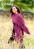 Knitting Pattern - Wendy 5966 - Serenity Super Chunky - Lacy Shawl